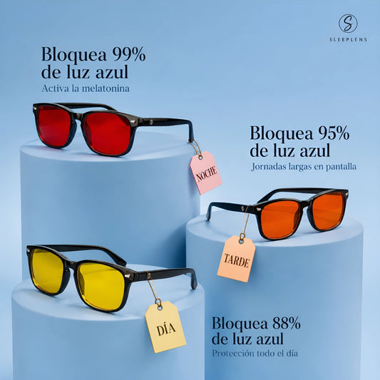 Gafas SleepLens para día, tarde y noche